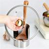 Pot Lid Organizer for Kitchen Counter Stainless Steel Pot Lid Rack Vertical Kitchen Utensil Holder Space-saving for Spatulas