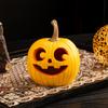 Multi-Color Halloween Pumpkin Ornaments Resin Pumpkin Statue Harvest Festival Ornaments  Autumn