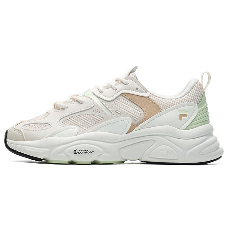 New FILA Mars 2 Low Top Daddy Shoes For White/Pink Women's F12W124156FEG