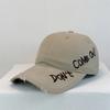 Spring And Summer Niche Hole Side Letter Embroidered Baseball Cap Children Soft Top Show Face Small Cap