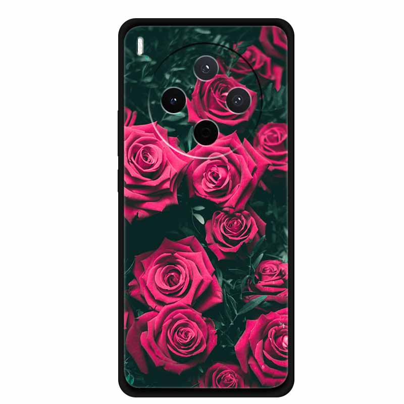For vivo Y500 Pro 5G Case Flowers Soft Silicone TPU Phone Cases for vivoY500 Pro Shockproof Cool Wolf Animals Protective Cover