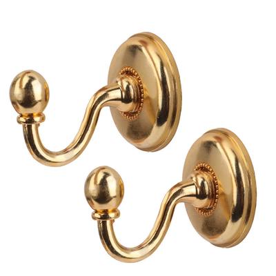 2x ganci per tende da parete in metallo per tende da parete