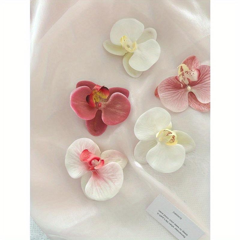 1/3pcs Butterfly Orchid Decorative Faux Flower DIY Accessory For Hats, Shoes, Clothes, Valentine Day, Gift Gifts Birthday Graduation