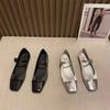 Spring and Summer French Temperament Mary Jane Women's Shoes Flat-bottomed Small Fragrant Style with Skirt Evening Shoes Ins