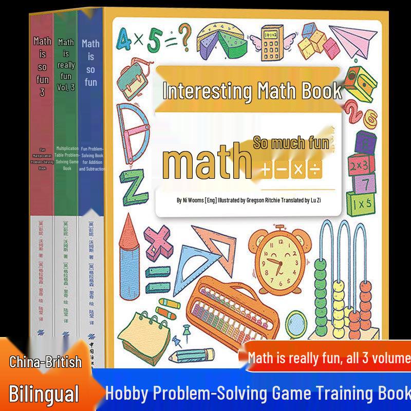 Math is Fun: Genuine and Engaging 3-Volume Set on Addition, Subtraction, Multiplication & Problem Solving