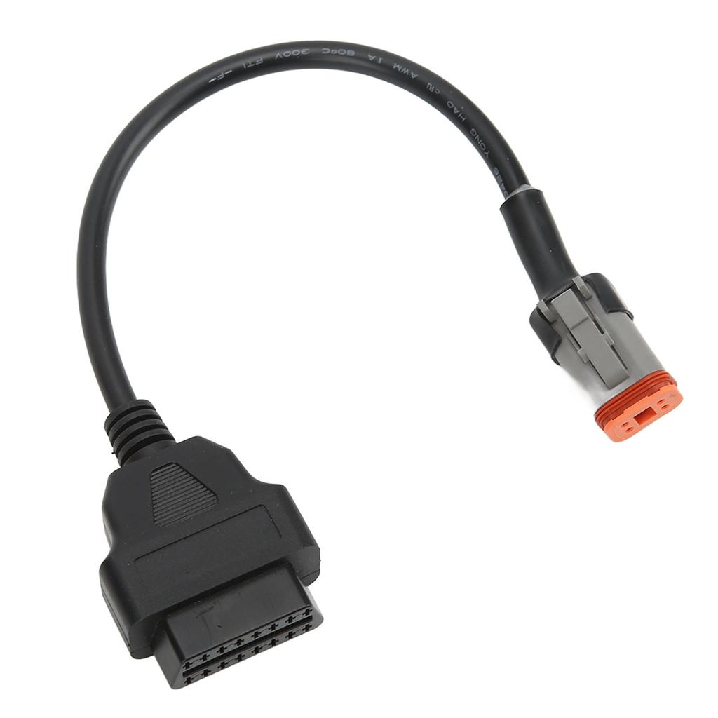 Motorcycle 4Pin To 16Pin OBD2 Diagnostic Cable Code Reader Convertor Scanner Adaptor 12?24V
