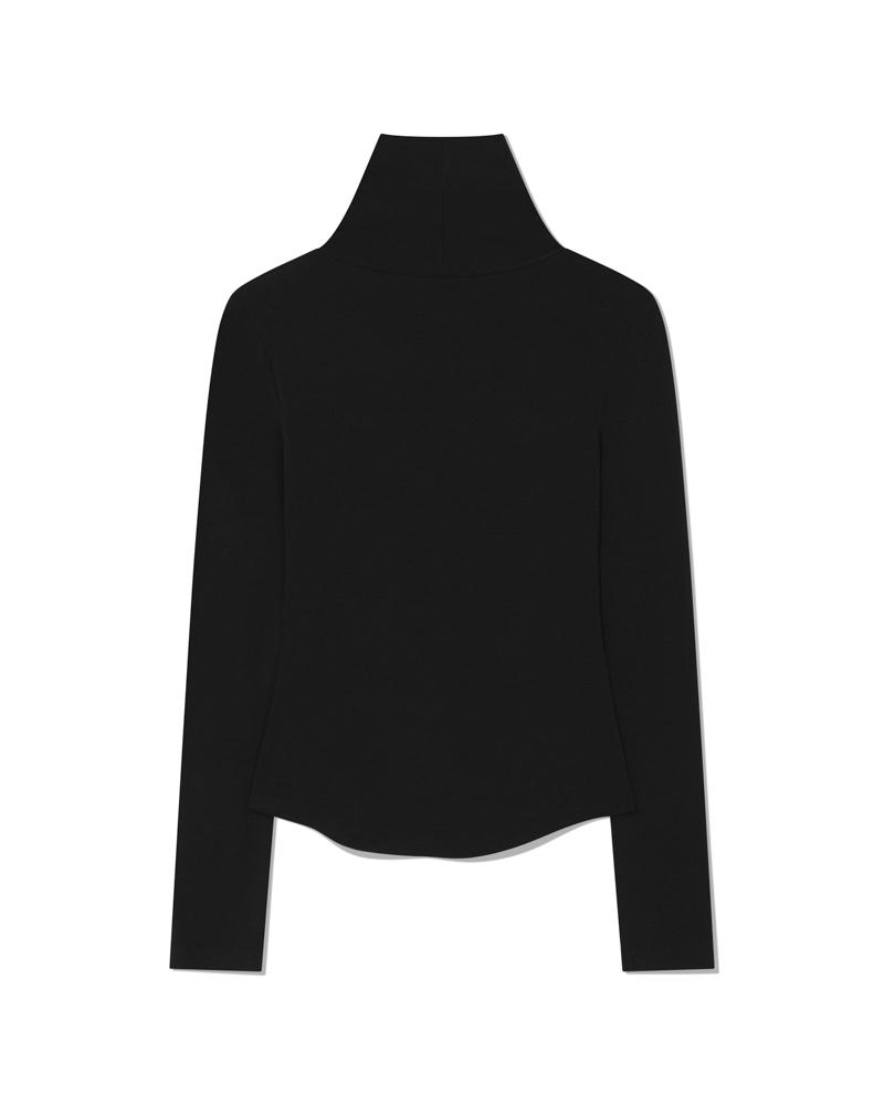 Moa Sleek Warm Turtleneck (Black)