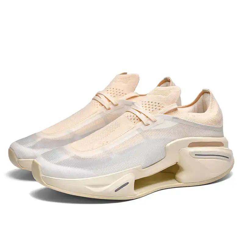 Perforated Round Toe Walk Shoes Sports Men Sneakers Summer Outdoor Sapatenis Life Trainners Unusual Leading Raning Casuall
