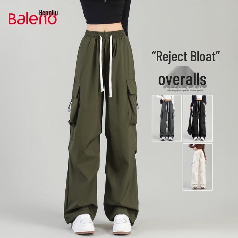 Baleno Women s Versatile Loose Cargo Pants 2XL