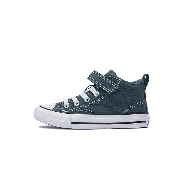 Converse All Star 1V Comfortable Casual Velcro Mid-Top Canvas Shoes Kids Sneakers Green A10761C