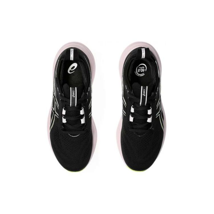 Asics Gel Nimbus 26 Black Neon Lime Women Sneakers 1012B601-004
