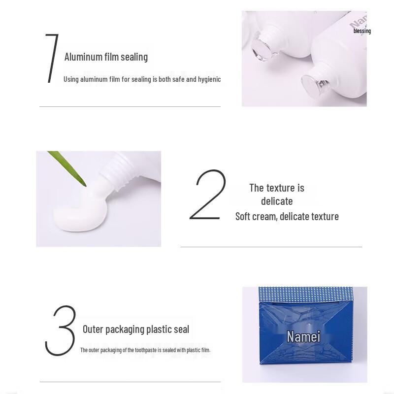 Namei Baking Soda & Sea Salt Toothpaste Set