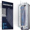 3 Pack Screen Protectors for iPhone 16 Plus, 9H+ Hardness, Durable Tempered Glass Anti-Fingerprint, Easy Auto-Align Installation, Bubble & Dust-Free
