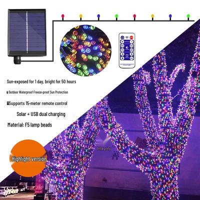 HEIXIE Solar-LED Lichterkette für den Außenbereich