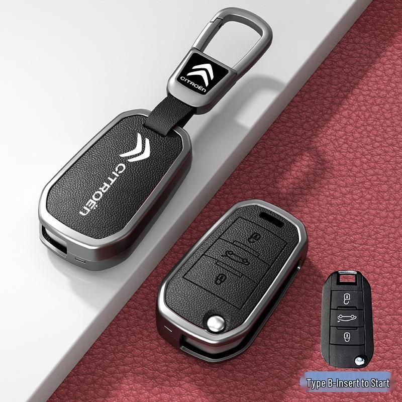 Car Key Cover & Buckle for Citroen C3XR, C4L, Tianyi, C5, C4 Sega, Elysee, C6 Models