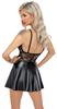 Noir - Sexy Short Dress With Delicate Lace Black XL