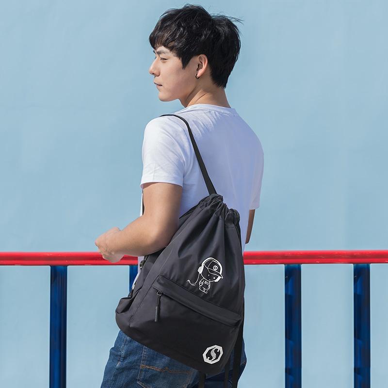 Lightweight Waterproof Drawstring Travel Sport Nylon Backpack With Spacious Design And Stylish Features