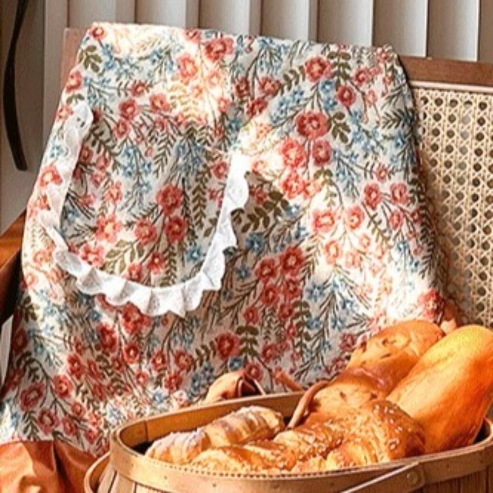 Anti Staining Chinese Retro Apron Stylish Hanging Neck Apron Practical Work Clothes  Cooking