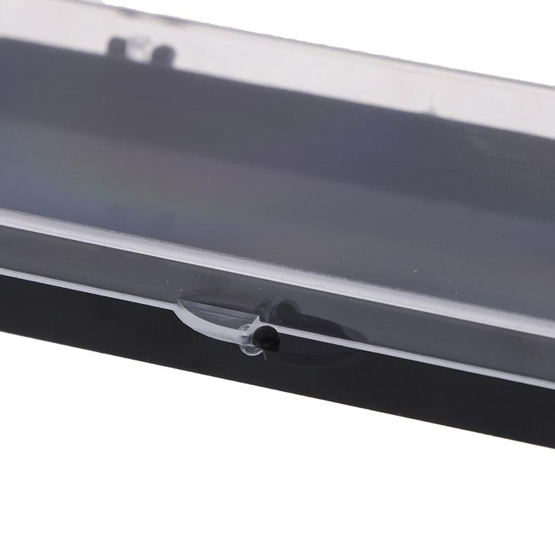 Wimpern Lagerung Box Verpackung Box Transparent Deckel Schwarzes Tablett Für Transplantierte Wimpern