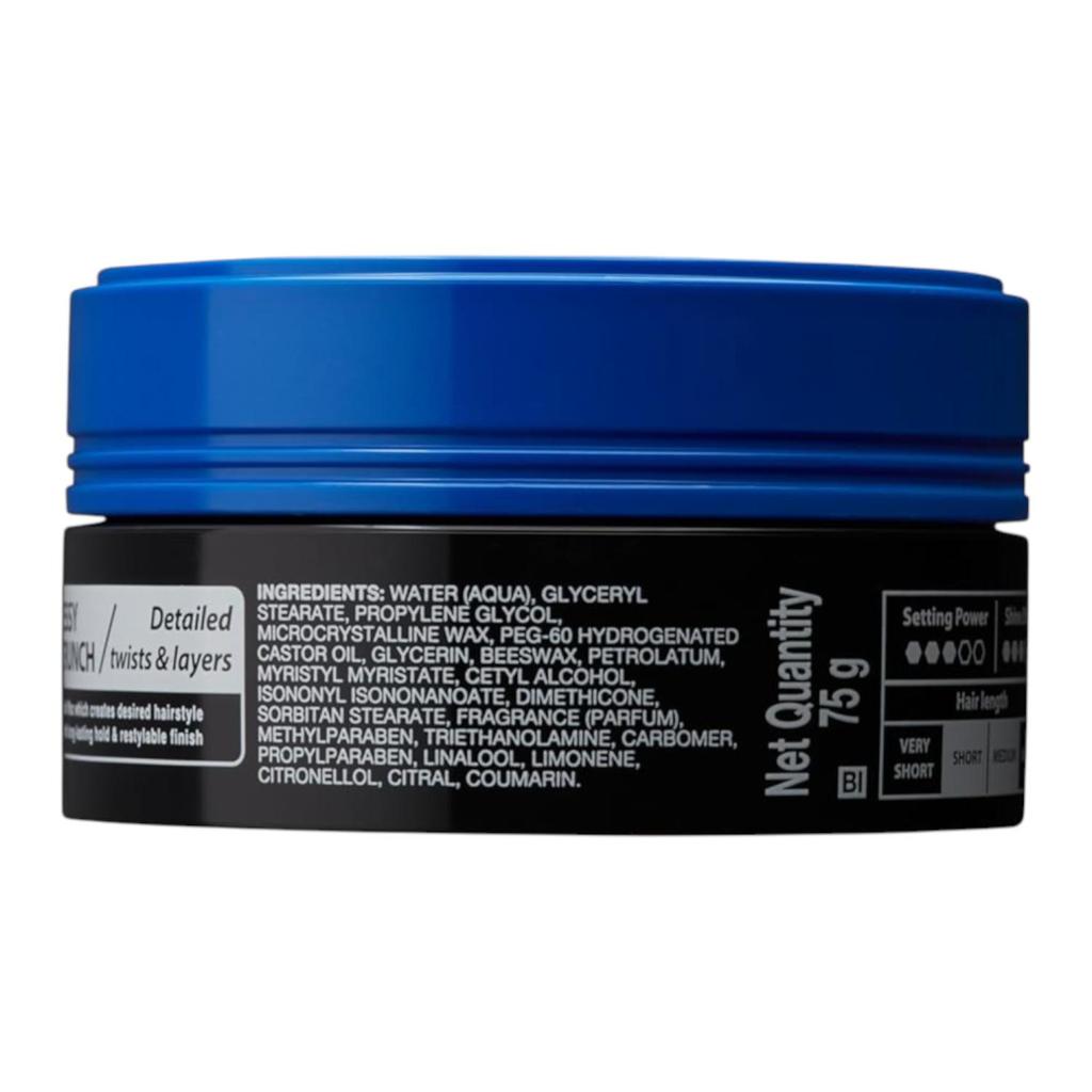 Gatsby Hair Styling Wax Hard & Free 75g Messy Scrunch Style Non-Sticky Re-Stylable Easy Wash Off for Men
