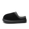 Cross-border Foreign Trade Wholesale Slippers Women's Autumn and Winter Ethnic Wind Cotton Drag Home Couple Warm Thick-bottomed Cotton Slippers