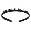 Hebillas de Cabeza Dentada Ancha Peinetas Accesorios para el Cabello Piezas de Plástico y se Pueden Envolver con Diademas de Tela