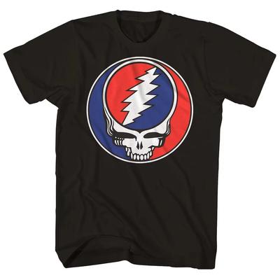 2025 Cotton Grateful Dead Warlocks Indian Skull Rock Punk Classic T-shirt Men's Women Short Sleeve Summer Round Neck Tee Y2k Top