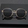 Men's Retro Oval Sunglasses - Cool Small Round Frame Driving and Groomsmen Glasses