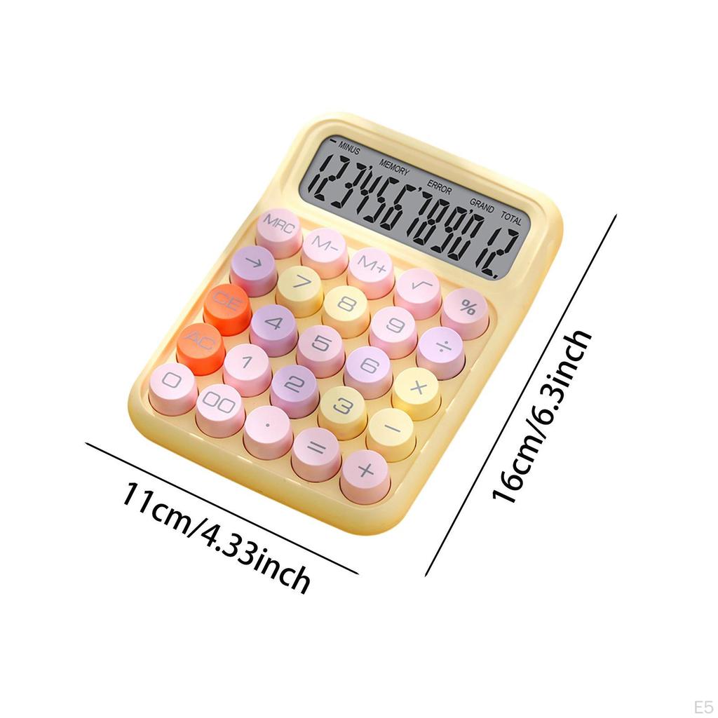 Calculator Accessory Gifts Standard Easily Press Compact Handheld Mechanical Button Business Office