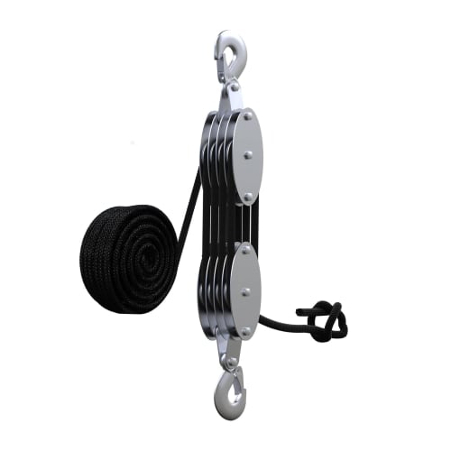 [.co.jp Exclusive] HELIX Rope Hoist, 300kg Working Load, 2.5m Standard Lift, 2000kg Breaking Load, 20m Rope Length, 9.5mm Rope Diameter, 8:1 Lifting R