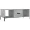 VidaXL Table basse gris béton 102x50x40 cm bois d'ingénierie 829312
