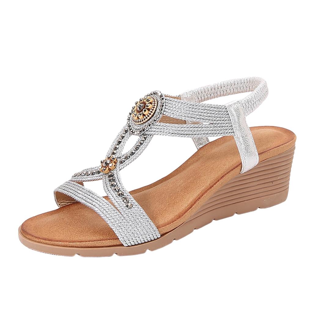 Hot Women Shoes Summer Fairy Style Wedges Shoes For Women Sandals With Arch Support Comfortable Sandalias De Mujer Verano 2026