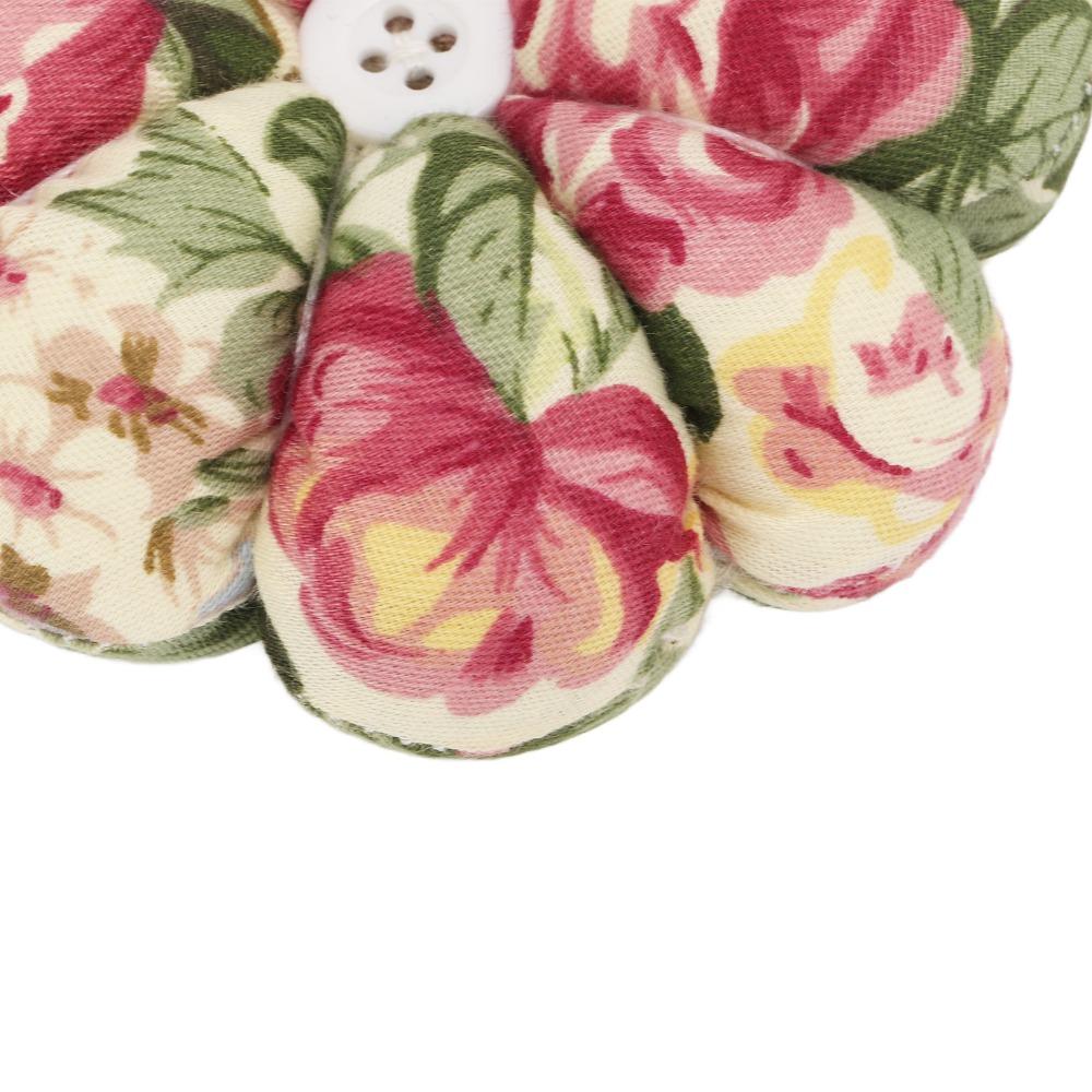 Elastic Wrist Strap Wrist Pin Cushion Pumpkin Design Pins Holder Wearable Pincushion  For Quilting