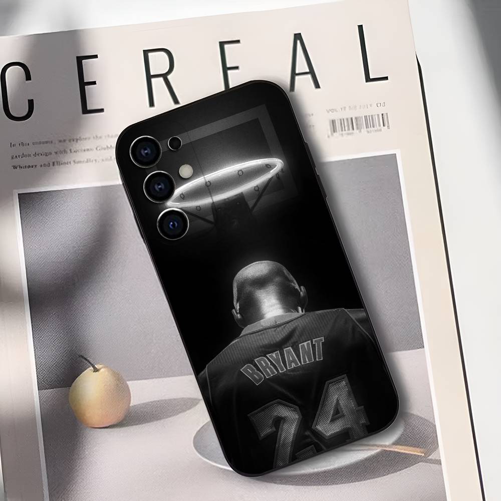 Basketball K-Kobe B-Bryant 8 24 Phone Case For Samsung S25,S24,S21,S22,S23,S30,Ultra,S20,Plus,Fe,Lite,Soft Black Cover