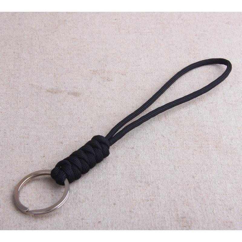 Color Combination Knot Mobile Lanyard Creative Short Braided Lanyard Mobile Phone Case Key Ring Can Be Detachable Anti-loss Rope