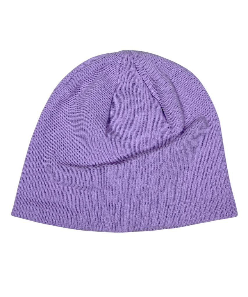 SK8ER ROCK Vintage Label Beanie ((Lavender))