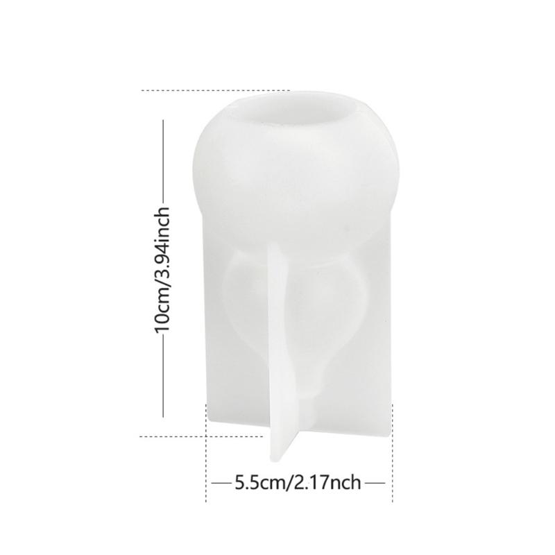 Flexible Silicone Gourd Accessory Mold For Handmade Candle Resin Art Home Decoration And Creative DIY Projects