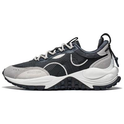 Li Ning CF Casual Shoes Men's Low Top Black/Gray AGLT073-3