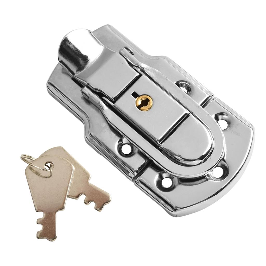 Drawer Locks Latch Hasp Lock Boxes Cabinets Buckle Lock Latch Hasp Secure Locking System Suitcase Locker Brand New