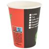 Vidaxl Papierowe Kubki, 1000 Szt., 12Oz, 300Ml, Czerwony I Czarny