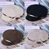 Casual Autumn Cotton And Linen Eightcorner Cap With Sun Protection For Women
