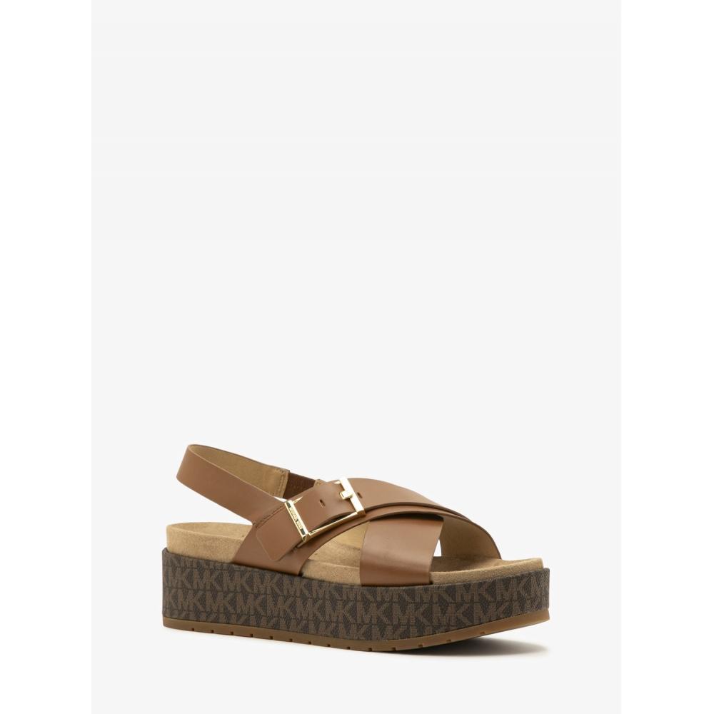 

САНДАЛИИ MICHAEL KORS EASTON НА ПЛАТФОРМЕ 49S4ESFS3L200 КОРИЧНЕВЫЕ