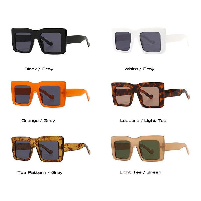 SHAUNA Aktualizované sluneční brýle Oversize s kovovým pantem UV400