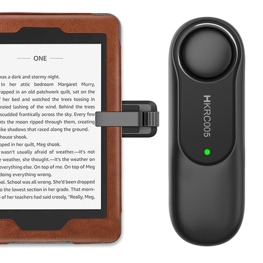 RF Remote Control Page Turner Hands Free Reading Page Turner Clicker Camera Video Record Remote for Kindle Accessories