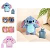 Cute Stitch Water Bag Plush Toy For Warm Hands Adorable Cartoon Style Gift Idea For Girls