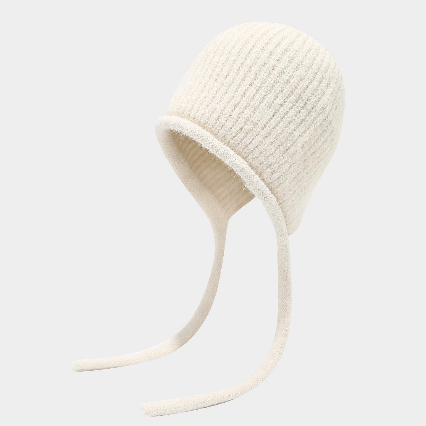 Women s Woolen Braid Cuffed Knitted Hat - New Autumn & Winter Warm Slouchy Beanie, Korean-Style Versatile Ear-Warming Cap