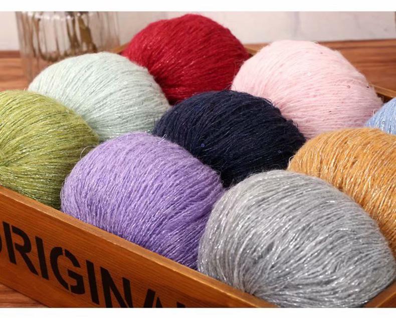 6pcs 300g/10.56oz  Acrylic Yarn Soft & Luxurious Knitting Crochet Yarn for Amigurumi Scarves Hats Machine Washable DIY Craft Yarn for Beginners