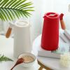 Thermoskanne 1000ml Kapazität Wasserspender Kessel mit Holzgriff Vakuumisoliert Wasserflasche Auslaufsicher Isoliert Kessel für Zuhause Büro Wohnheim