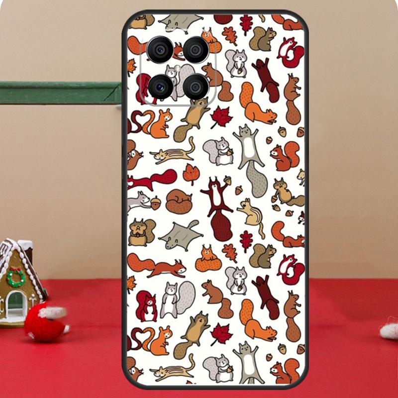 Cartoon-Tier Eichhörnchen Hülle Für Honor Magic 8 5 6 7 Lite Honor 400 Pro 200 70 90 X8c X8b X9a X9b X9c X9d Win Cover