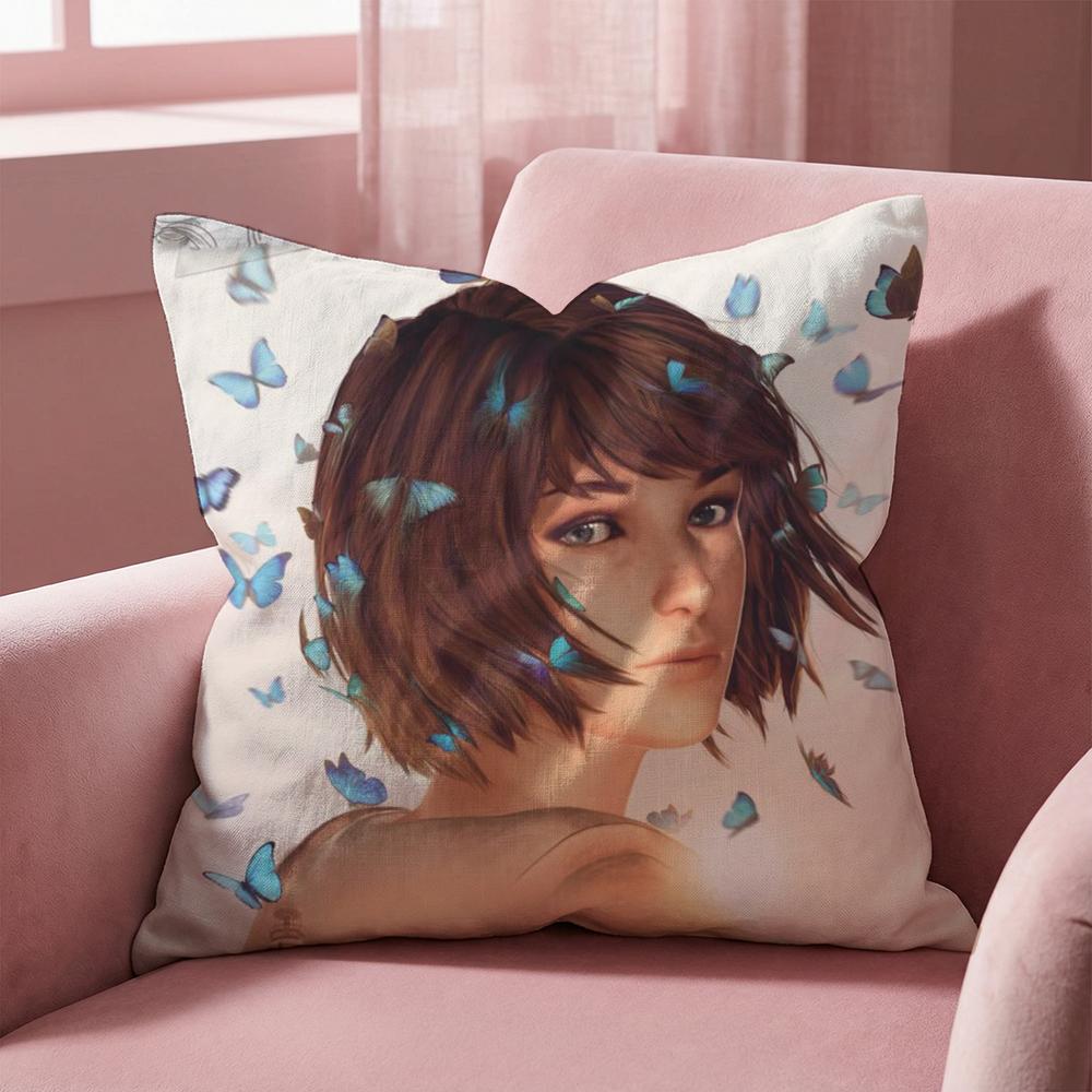 Life Is S-Strange Cushion Cover Multi-Scene Pillow Cover for Home & Car - Reversible, Soft & Durable for Daily Use